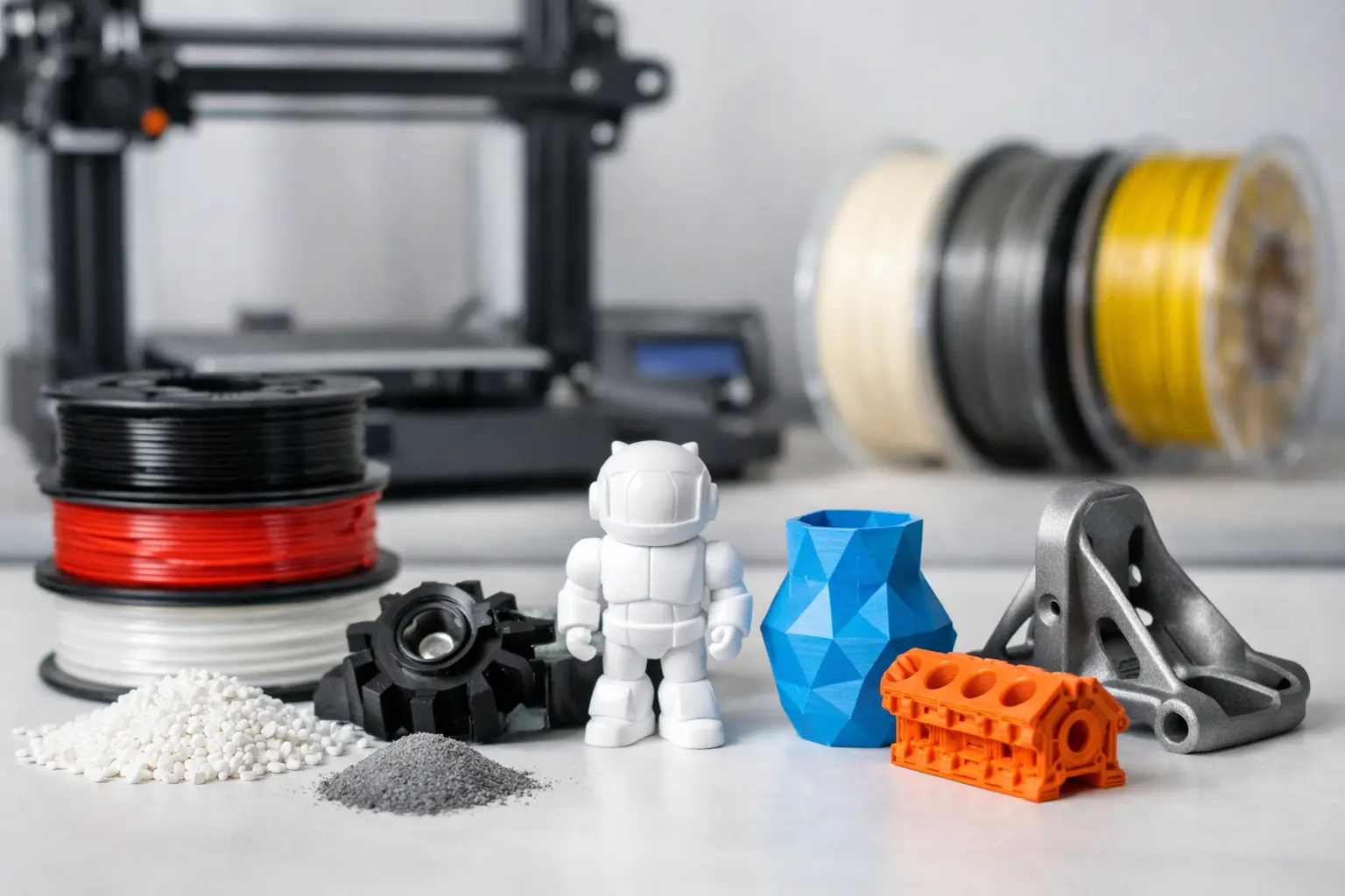 Guide to 3D Print Materials That Fit the Job